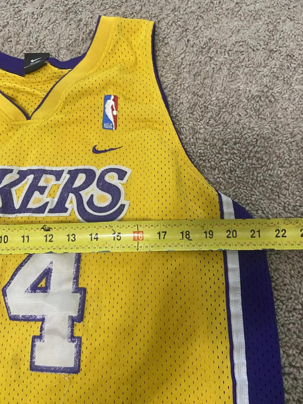 Vintage Los Angeles Lakers Jersey Mens XL NBA Basketball Shaquille O'Neal Nike